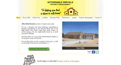 Desktop Screenshot of affordablerentalsonline.com